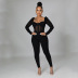 women s tight-fitting mesh jumpsuit nihaostyles clothing wholesale NSOSD79651