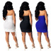 women s pleated wrap breast dress nihaostyles clothing wholesale NSOSD79654