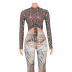 women s mesh snake print long-sleeved shirt nihaostyles clothing wholesale NSOSD79660
