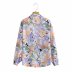 women s print single-breasted ong-sleeved Mori lapel chiffon shirt nihaostyles wholesale clothing NSXPF79707
