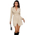 women s waist hollow long-sleeved dress nihaostyles clothing wholesale NSWX79738