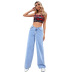 women s high waist slim wide-leg jeans nihaostyles clothing wholesale NSJM79772