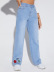 women s printed straight jeans nihaostyles clothing wholesale NSJM79773