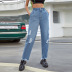 women s straight-leg pants loose jeans nihaostyles clothing wholesale NSJM79784