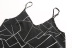 women s black irregular stripe camisole nihaostyles clothing wholesale NSJM79785