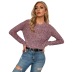 autumn and winter women s round neck irregular hem long sleeve pullover sweater nihaostyles wholesale clothing NSYSQ79818