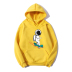 spaceman print plus velvet Hooded sweatshirt nihaostyles wholesale clothing NSYAY80788