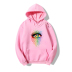 Watercolor Splash Ink Eye Print Fleece Hooded Sweatershirt NSYAY80861