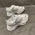 Zapatillas de deporte casuales con plataforma de color a juego nihaostyles ropa al por mayor NSYUS80782