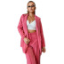 women s solid color single button blazer nihaostyles clothing wholesale NSWX79849