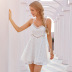 women s sling V-neck lace dress nihaostyles clothing wholesale NSWX79856