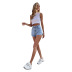 women s loose high-waisted a-line wide-leg raw edge denim shorts nihaostyles wholesale clothing NSJM79878