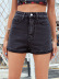 women s loose a-line high waist thin wide-leg denim hot pants nihaostyles wholesale clothing NSJM79891