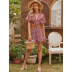 spring and summer women s v-neck exposed navel top and shorts two-piece set nihaostyles wholesale clothing NSJM79901