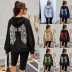 autumn and winter women s casual pocket pullover hooded sweatershirt nihaostyles wholesale clothing NSJM79907