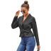 women s V-neck bow tie long-sleeved shirt cardigan nihaostyles wholesale clothing NSJM79910