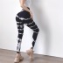 Pantalones de yoga de secado rápido con cintura alta y teñido anudado NSXER79915