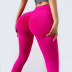 Solid Color High Waist Yoga Pants NSXER79916