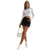 summer women s loose high waist five-point sports pants nihaostyles wholesale clothing NSJM79949