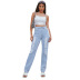 women s retro hole loose high waist harem jeans nihaostyles wholesale clothing NSJM79950