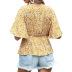 women s long-sleeved printed chiffon shirt nihaostyles wholesale clothing