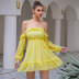 women s solid color strapless low cut dress nihaostyles clothing wholesale NSWX79973