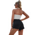 Spring/Summer  Women s halterneck Sleeveless lace up vest nihaostyles wholesale clothing NSJM80016