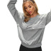autumn and winter Women s Round Neck Fake Pocket Loose Long Sleeve Sweatershirt nihaostyles wholesale clothing  NSJM80021