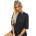 women s loose backless hollow T-shirt nihaostyles wholesale clothing NSJM80023