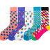 women s gradient printtube socks 3-pairs nihaostyles clothing wholesale NSAMW80032