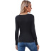 Women s Narrow Neckline Slim T-shirt nihaostyles clothing wholesale NSJM80038