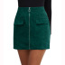 Zipper Corduroy Skirt NSJM80040