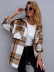 women s loose lapel plaid jacket nihaostyles clothing wholesale NSJM80044