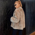women s lapel plush jacket nihaostyles clothing wholesale NSWX80055
