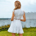 women s lace hollow sleeveless dress nihaostyles clothing wholesale NSWX80056