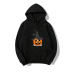 Halloween pumpkin spider print fleece Hooded sweatershirt nihaostyles wholesale halloween costumes NSYAY80868