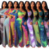 women s high elastic pit strip tie-dye three-piece suit nihaostyles clothing wholesale NSBMF80100