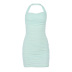 women s mesh open back folds hanging neck pile collar dress nihaostyles clothing wholesale NSMI80106
