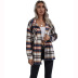 women s loose lapel plaid jacket nihaostyles clothing wholesale NSJM80156
