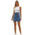 women s ruffled high-waist denim skirt nihaostyles clothing wholesale NSJM80176