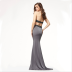 women s halterneck backless package hip mopping evening dress nihaostyles wholesale clothing NSYIS80842