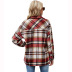 women s lapel loose plaid jacket nihaostyles clothing wholesale NSJM80249