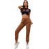 women s corduroy high waist trousers nihaostyles clothing wholesale NSJM80253