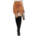 Irregular Button High Waist Skirt NSJM80255