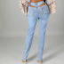 women s waist hollow stretch jeans nihaostyles clothing wholesale NSTH80258