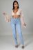 women s waist hollow stretch jeans nihaostyles clothing wholesale NSTH80258