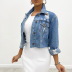 women s denim short slim jacket nihaostyles clothing wholesale NSTH80266