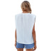 women s round neck sleeveless pattern printed pullover t-shirt NSJM80298