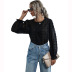 Women s Loose Embroidered Long Sleeve Shirt nihaostyles clothing wholesale NSJM80310