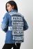 women s letter print frayed denim jacket nihaostyles clothing wholesale NSTH80324